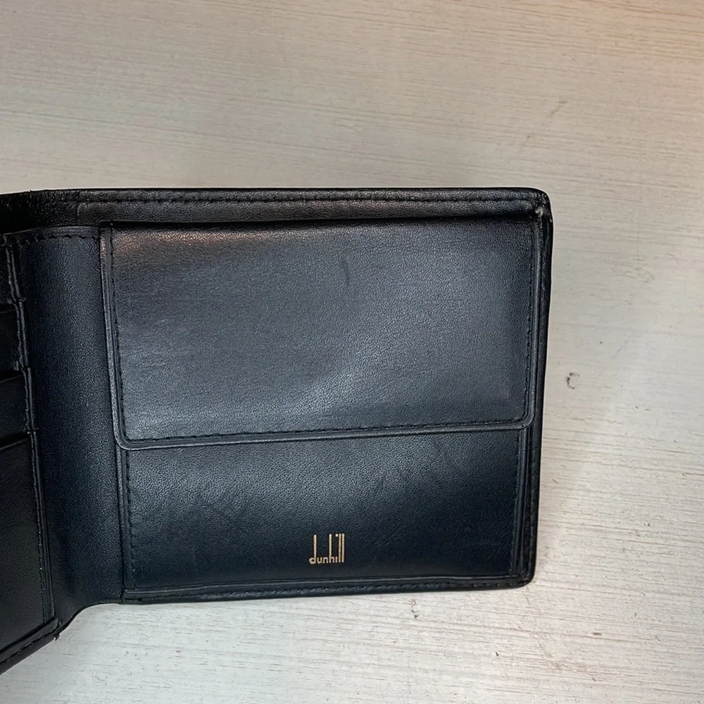 Dunhill Wallet Black Leather Wallet Men’s Dunhill BiFold Wallet Men’s Wallet 🪪 🔥